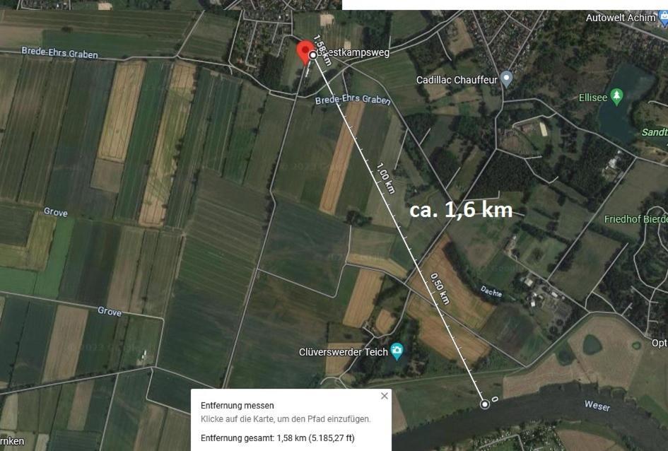 Ferienwohnung Fuer 4 Personen In Bester Lage Ca. 15 Km Von Bremen City Achim Ngoại thất bức ảnh